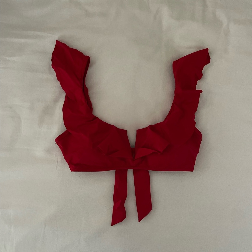 OYSHO Ruffle Bikini Top